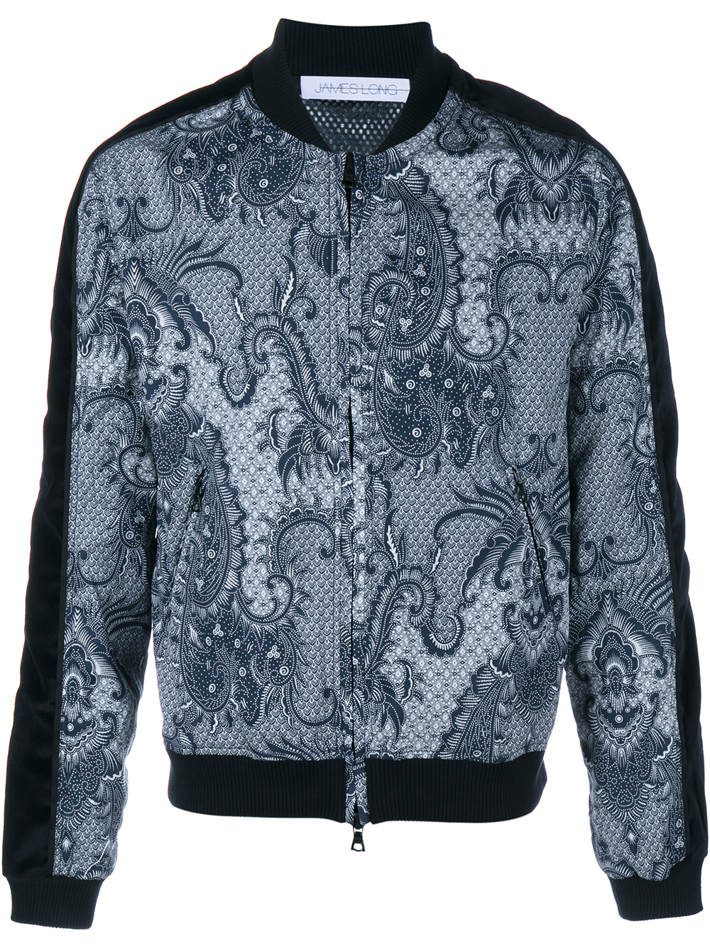 paisley bomber jacket