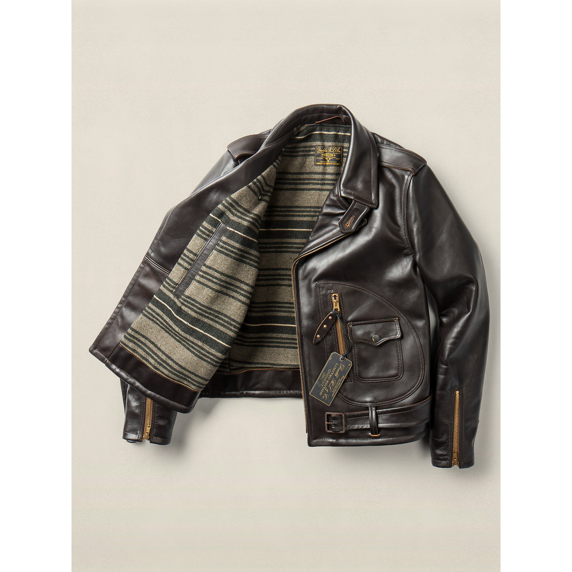 rrl limited edition leather jacket