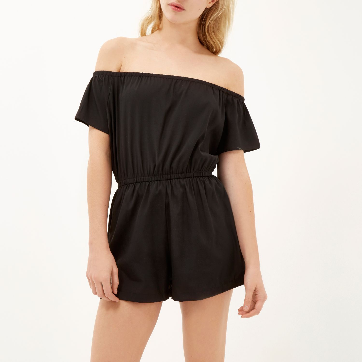 river island bardot playsuit
