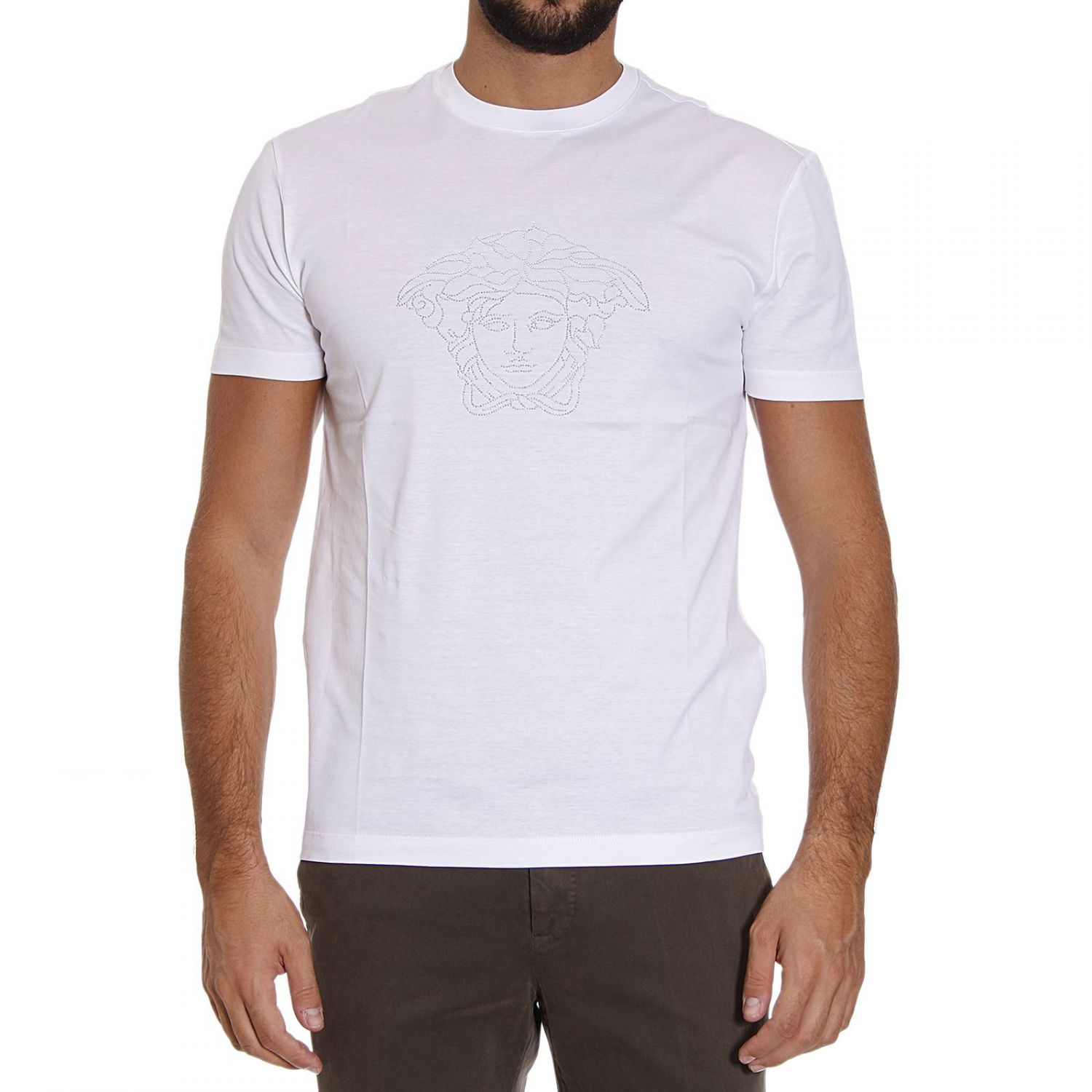 Versace T-shirt in White for Men | Lyst