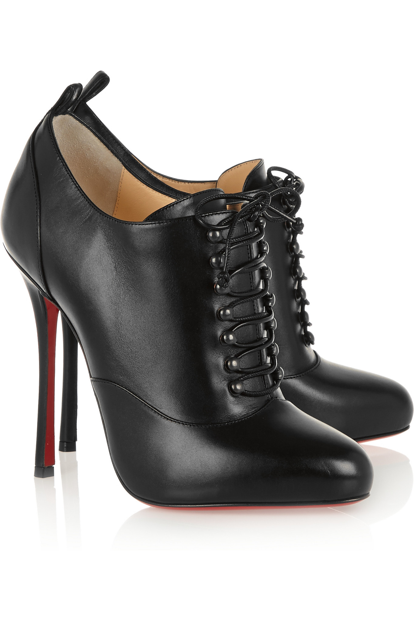 louboutin boots with zipper
