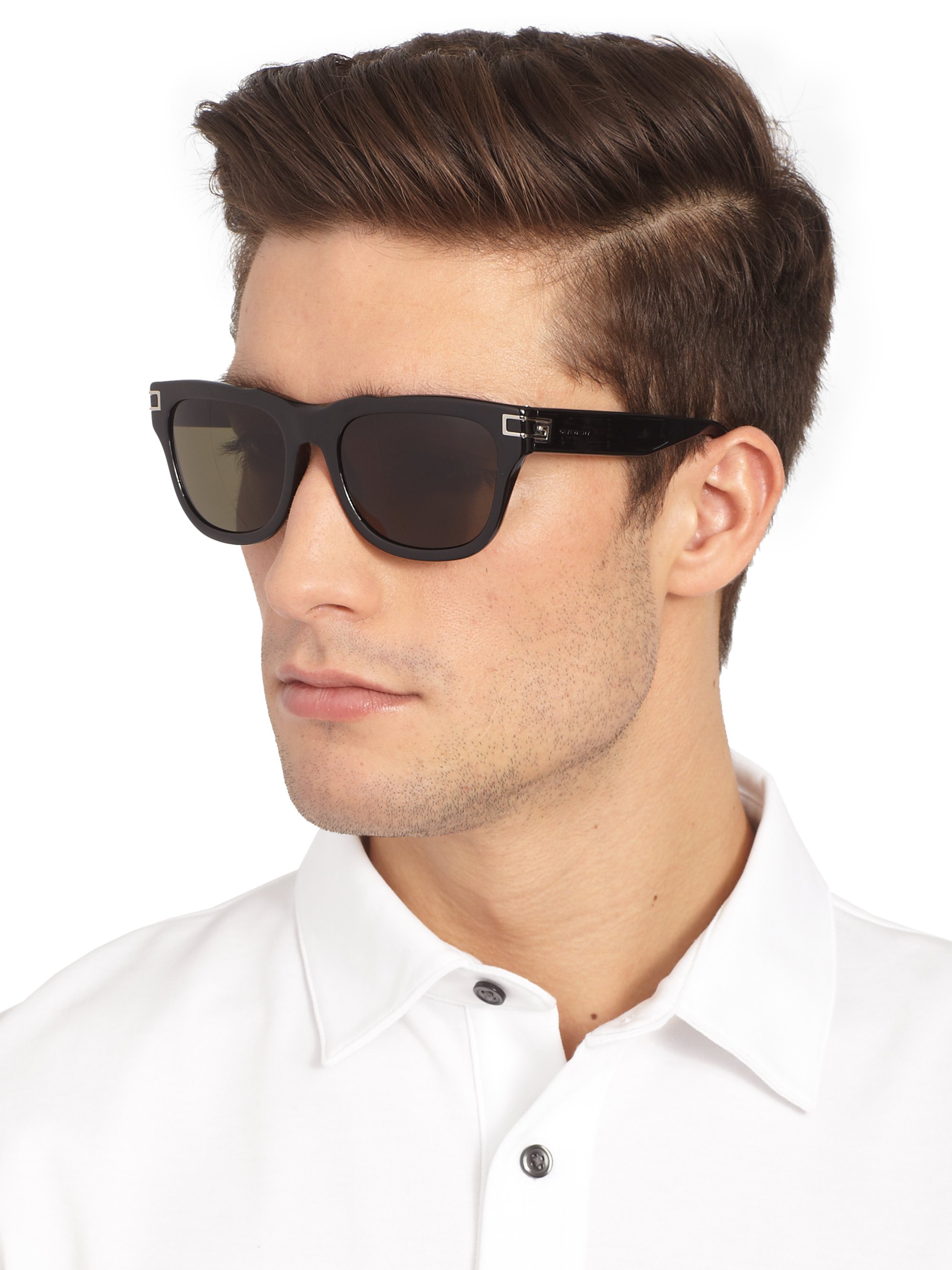 Givenchy Resin Wayfarer Sunglasses in Black for Men | Lyst