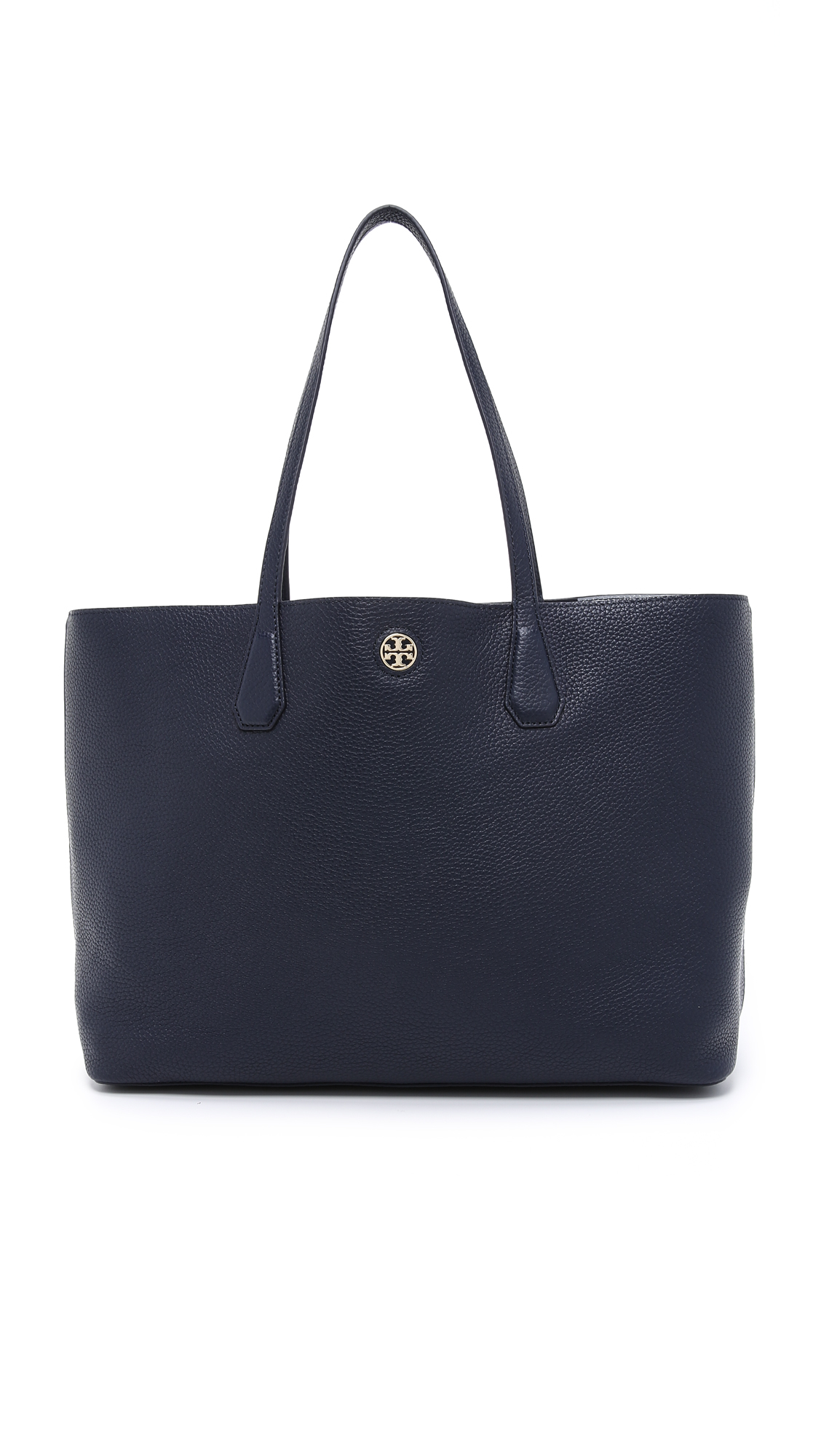 tory burch perry tote blue cloud