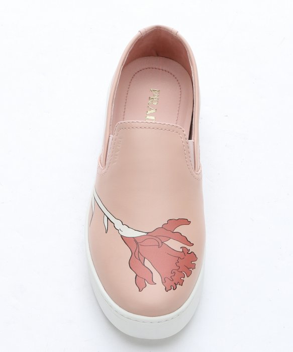 prada leather slip on sneaker prada leather slip on sneaker