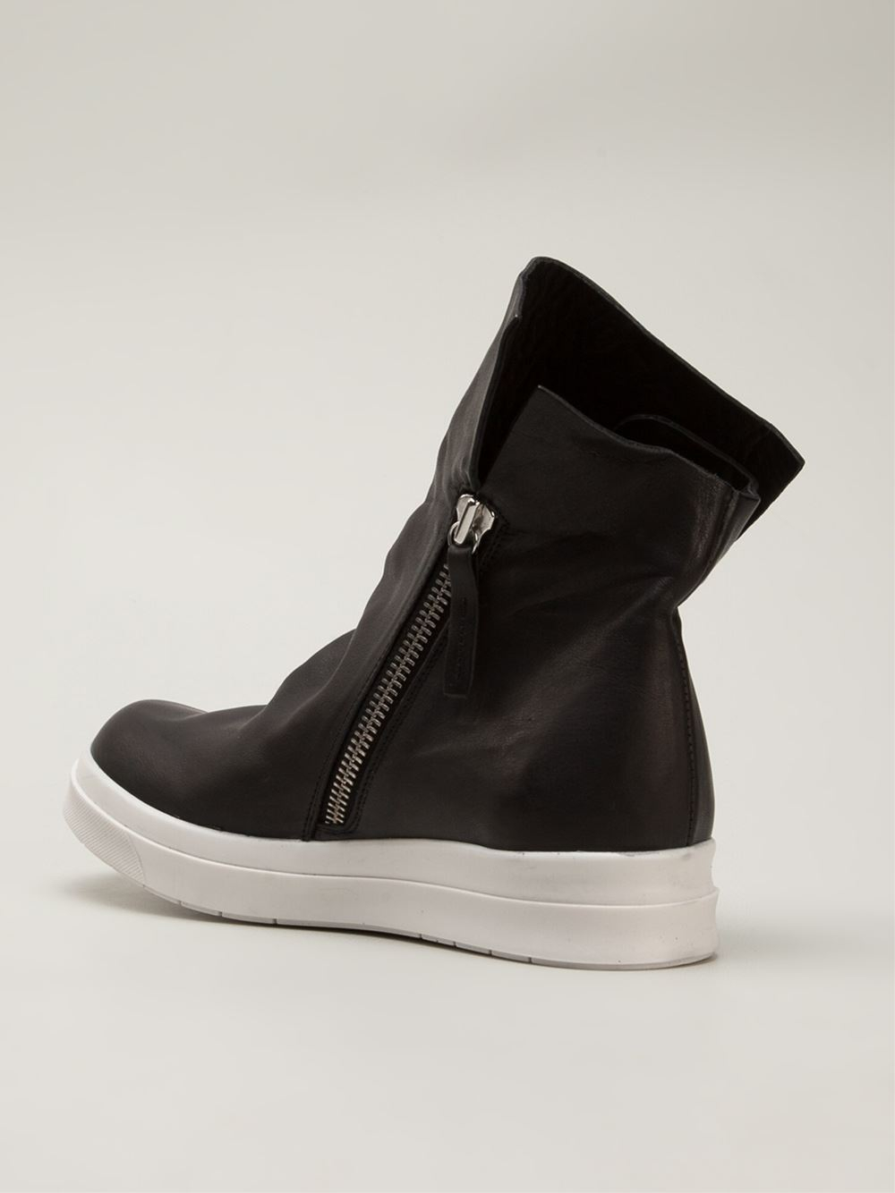 CA by Cinzia Araia �Skin Zip Santiago� High Tops in Black CA by Cinzia Araia �Skin Zip Santiago� High Tops in Black