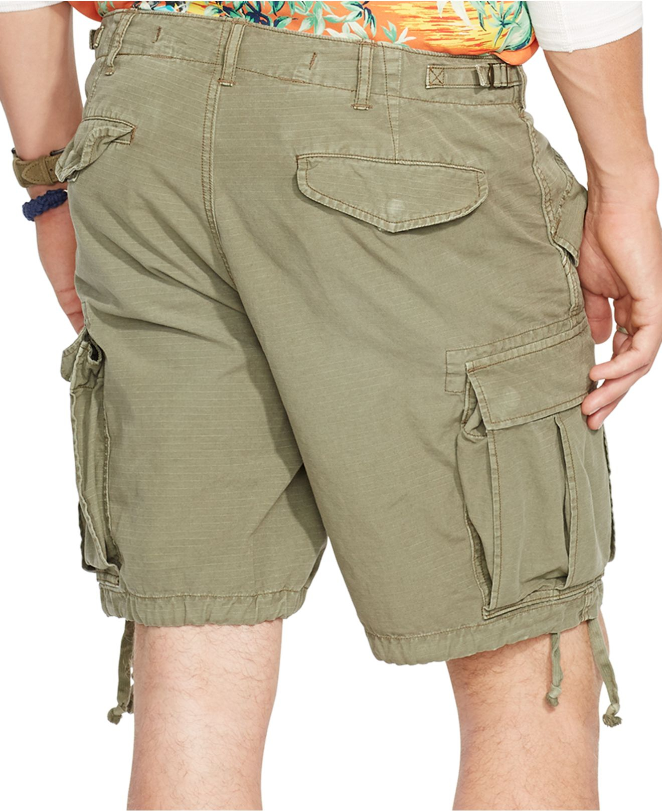 Fobie Durf In beweging Polo Ralph Lauren Relaxed-fit Ripstop Cargo Shorts in Green for Men | Lyst