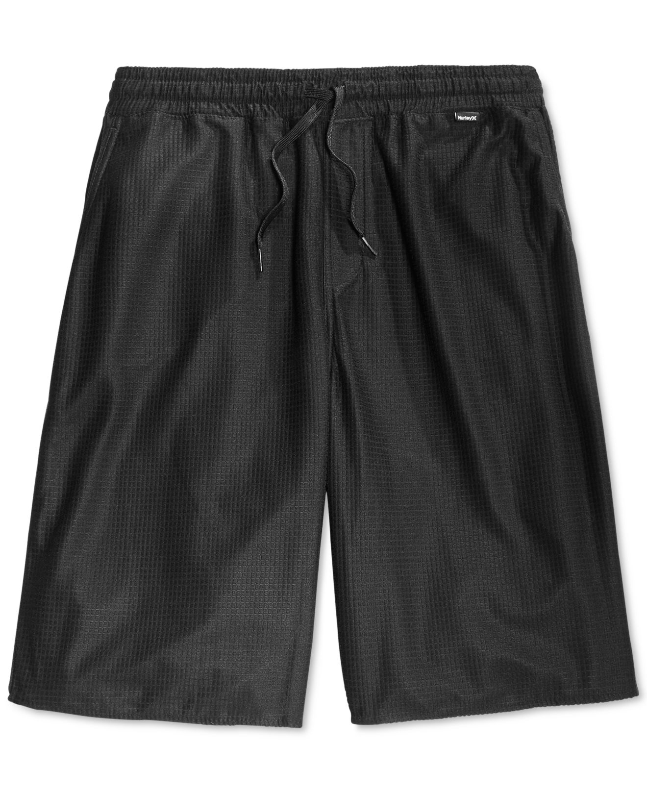 Lyst Hurley Grunge Elasticwaist Drawstring Shorts in Black for Men