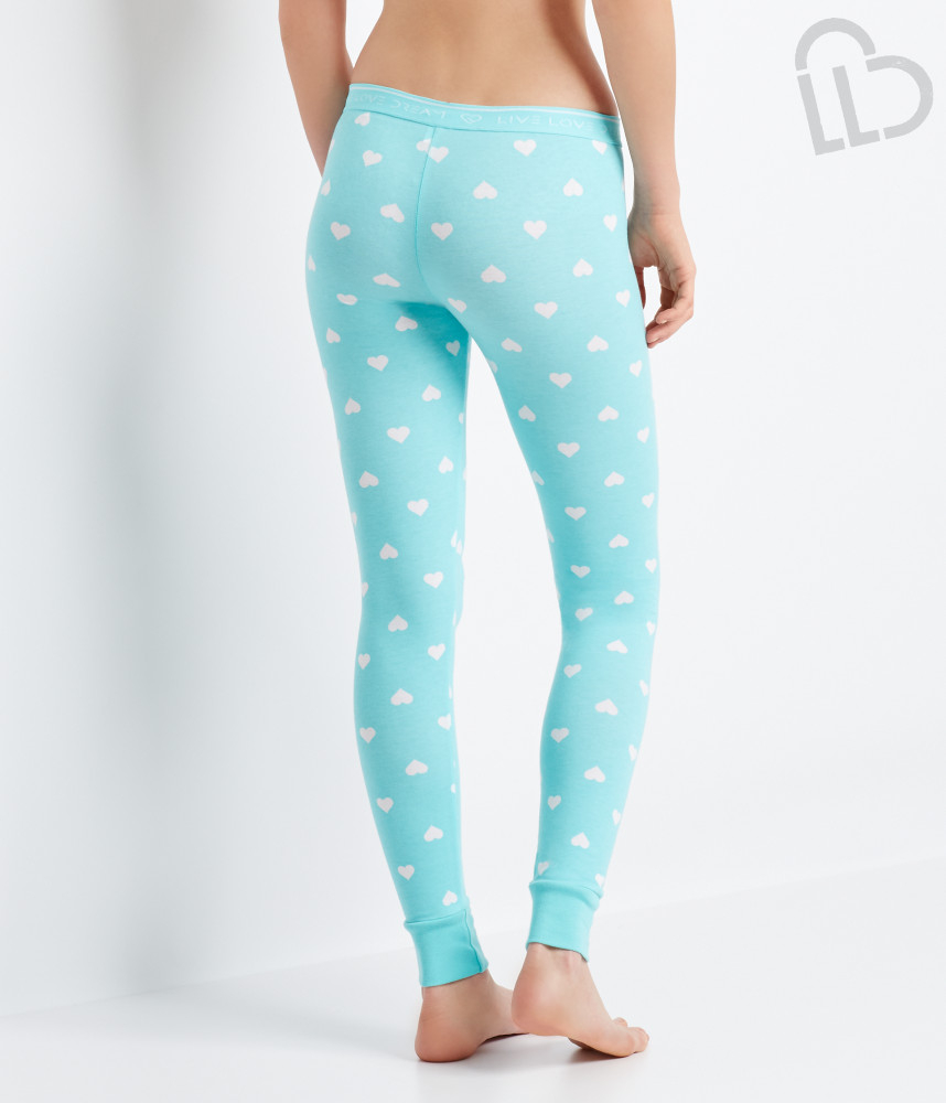 Live love dream Lld Hearts Sleep Leggings in Blue (ATHERIAL AQUA NEON) Lyst