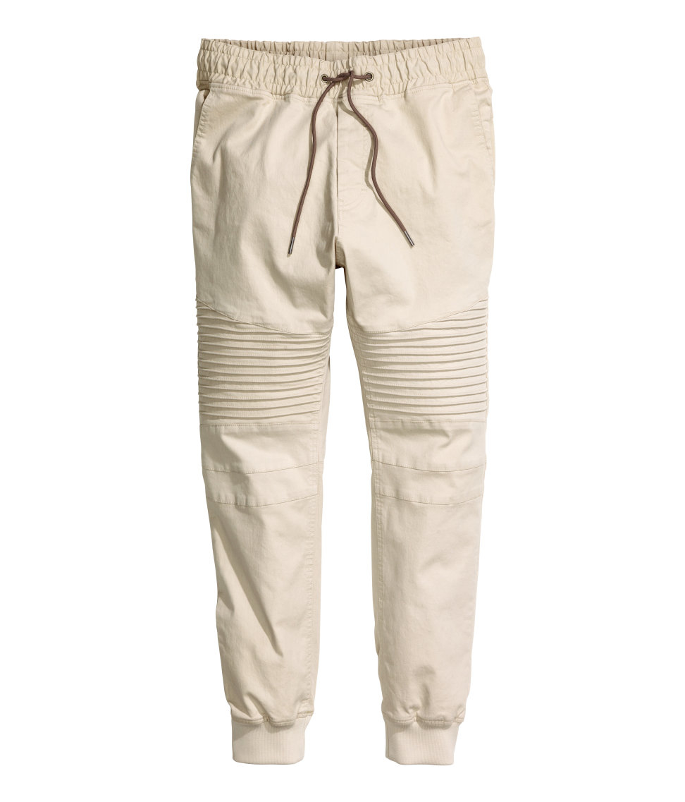 h and m twill joggers