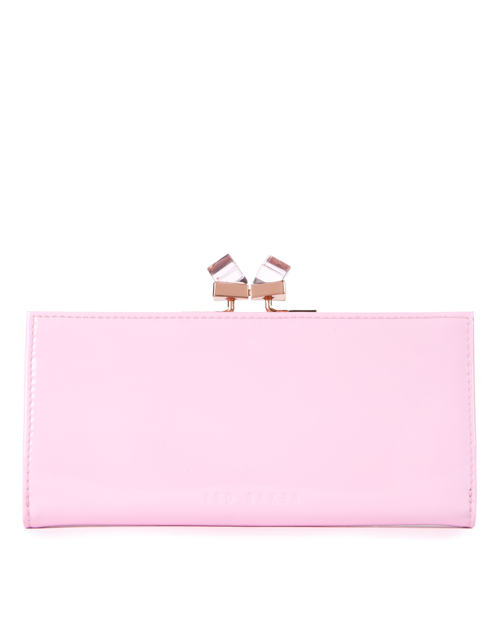 pink patent ted baker purse