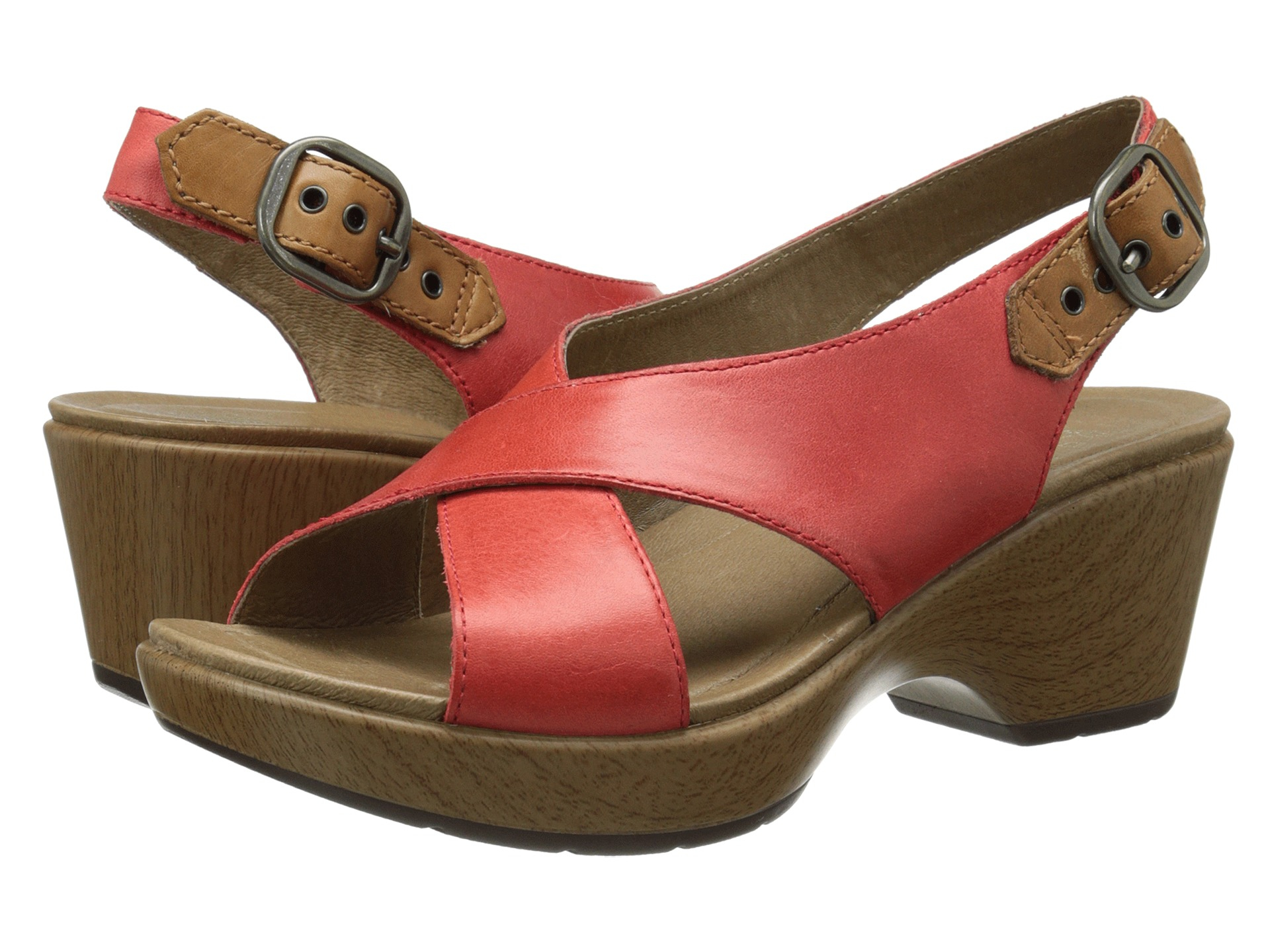 dansko red sandals