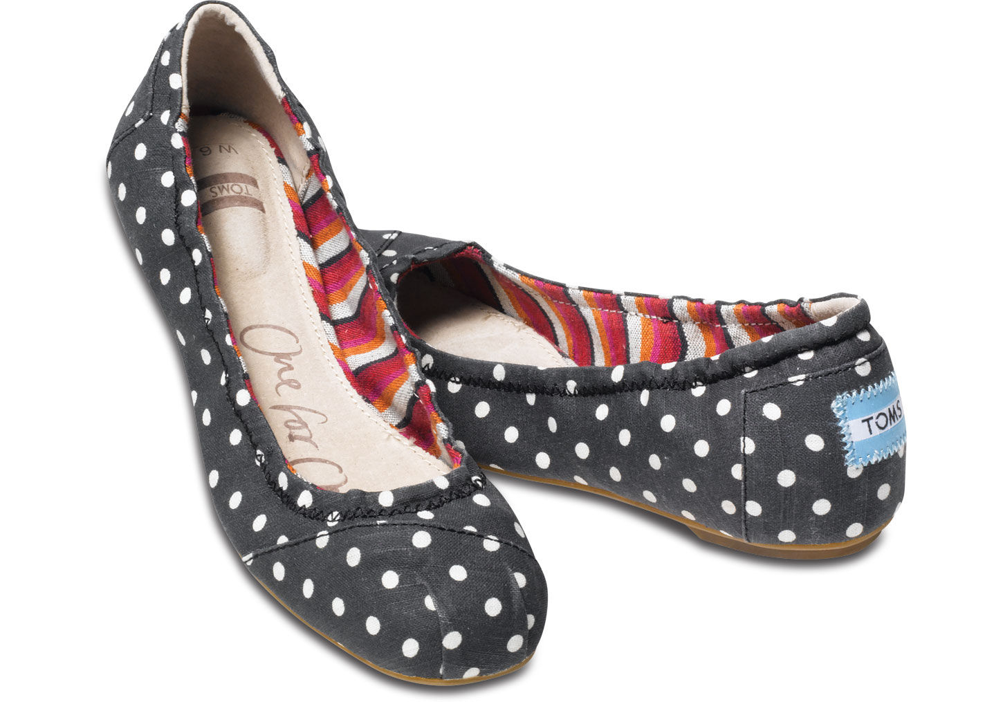 polka dot ballet flats