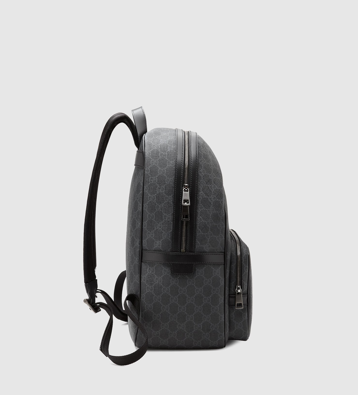 gray gucci backpack