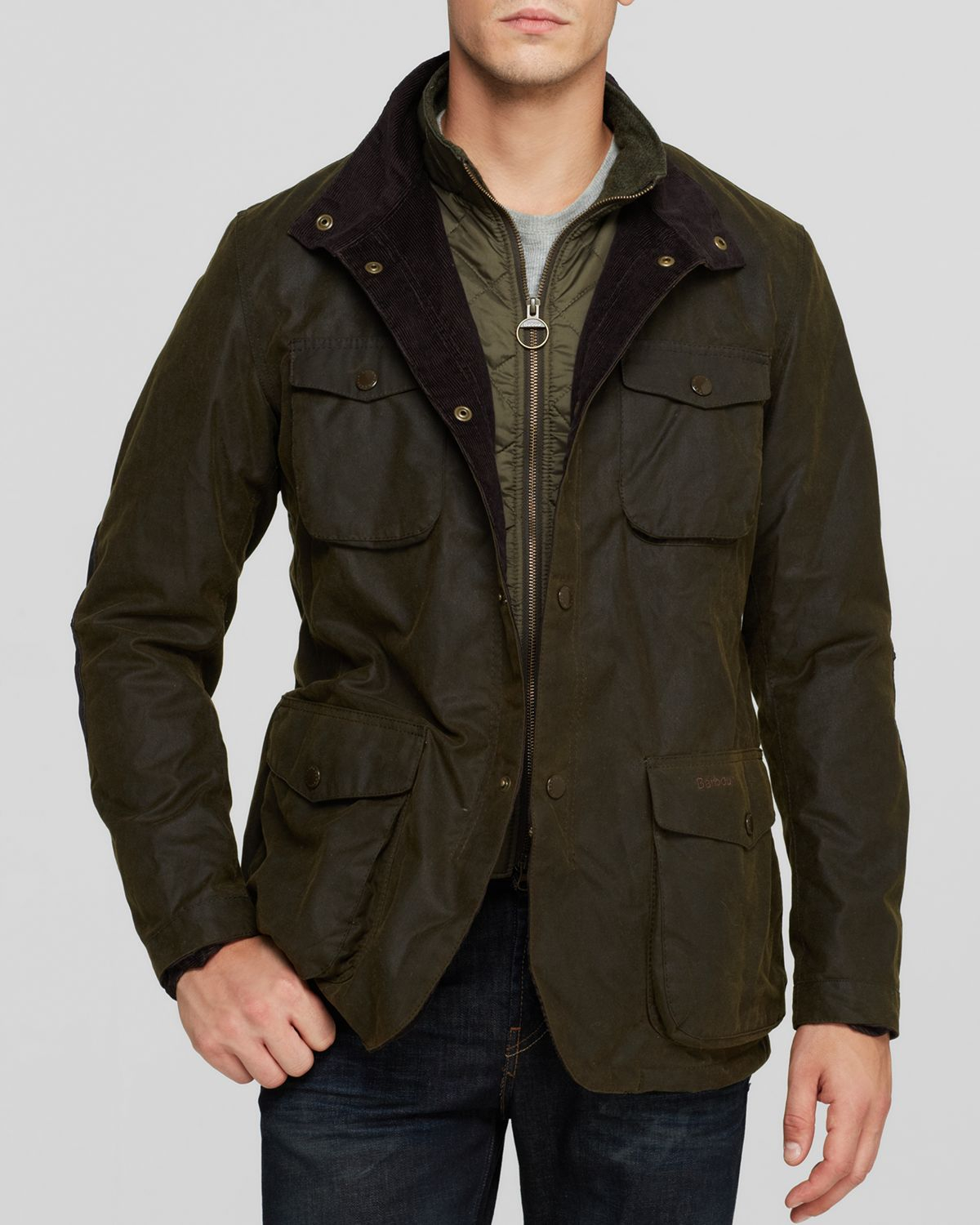 Barbour Ogston Waxed Cotton Heavyweight Jacket in Olive (Green) for Men -  Lyst