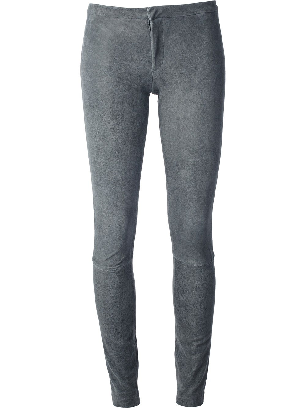 gray suede leggings
