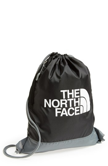 north face string bag
