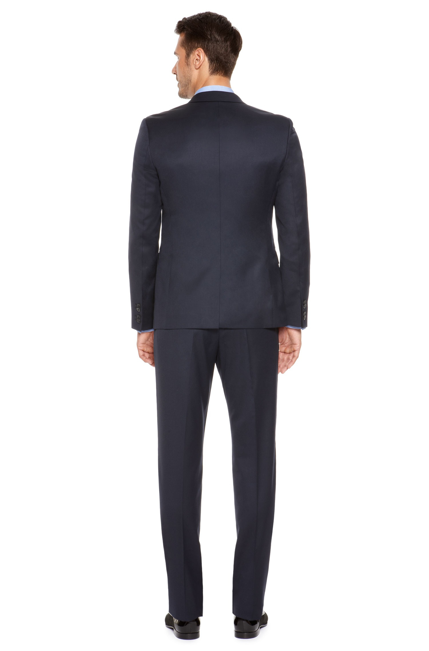 HUGO 'aeron/hamen' | Slim Fit, High Pigmented Super 130 Virgin Wool Suit in  Blue for Men | Lyst