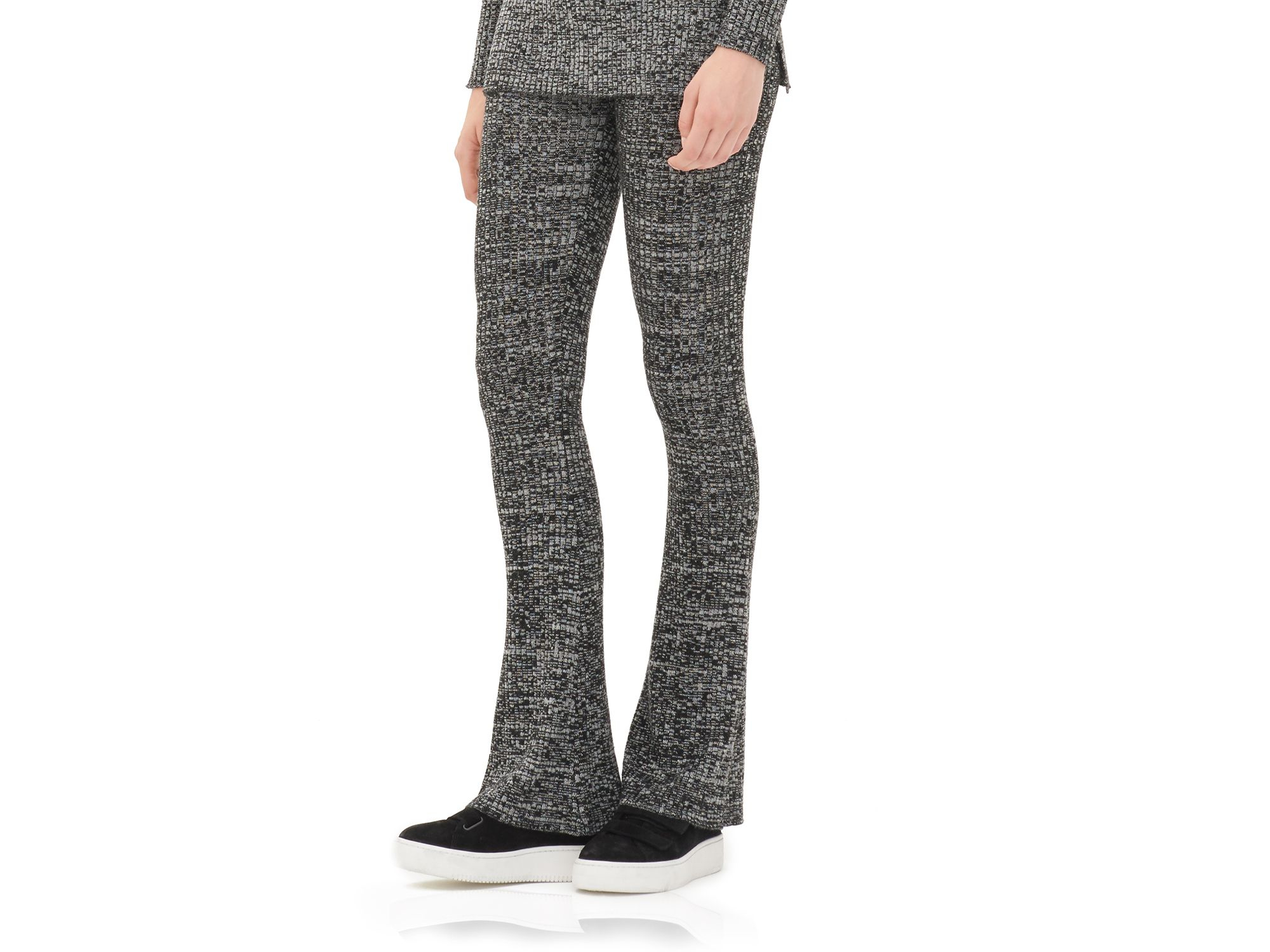 flared leggings print