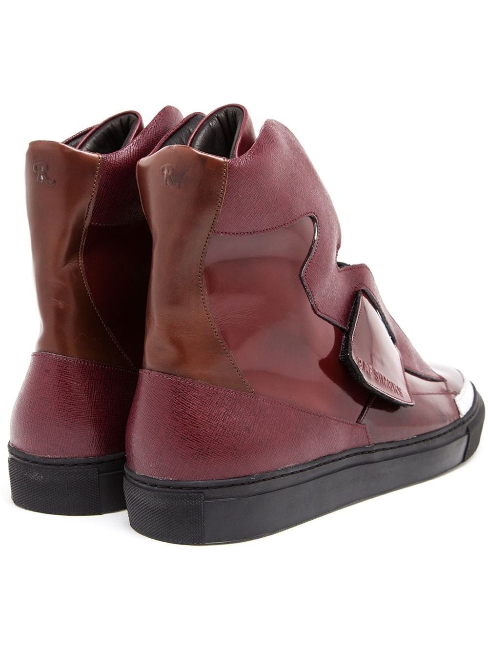 red raf simons sneakers