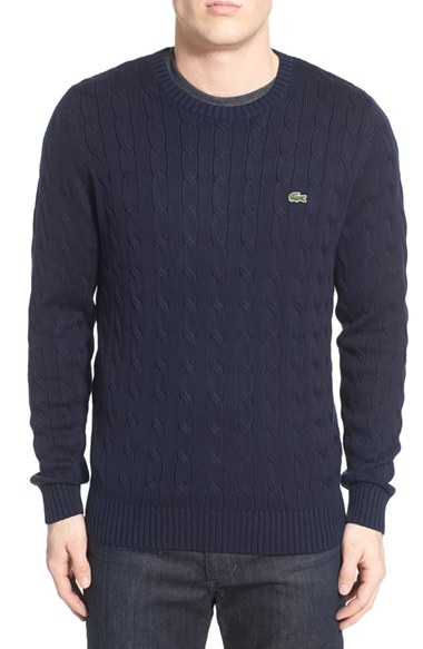lacoste knitted jumper