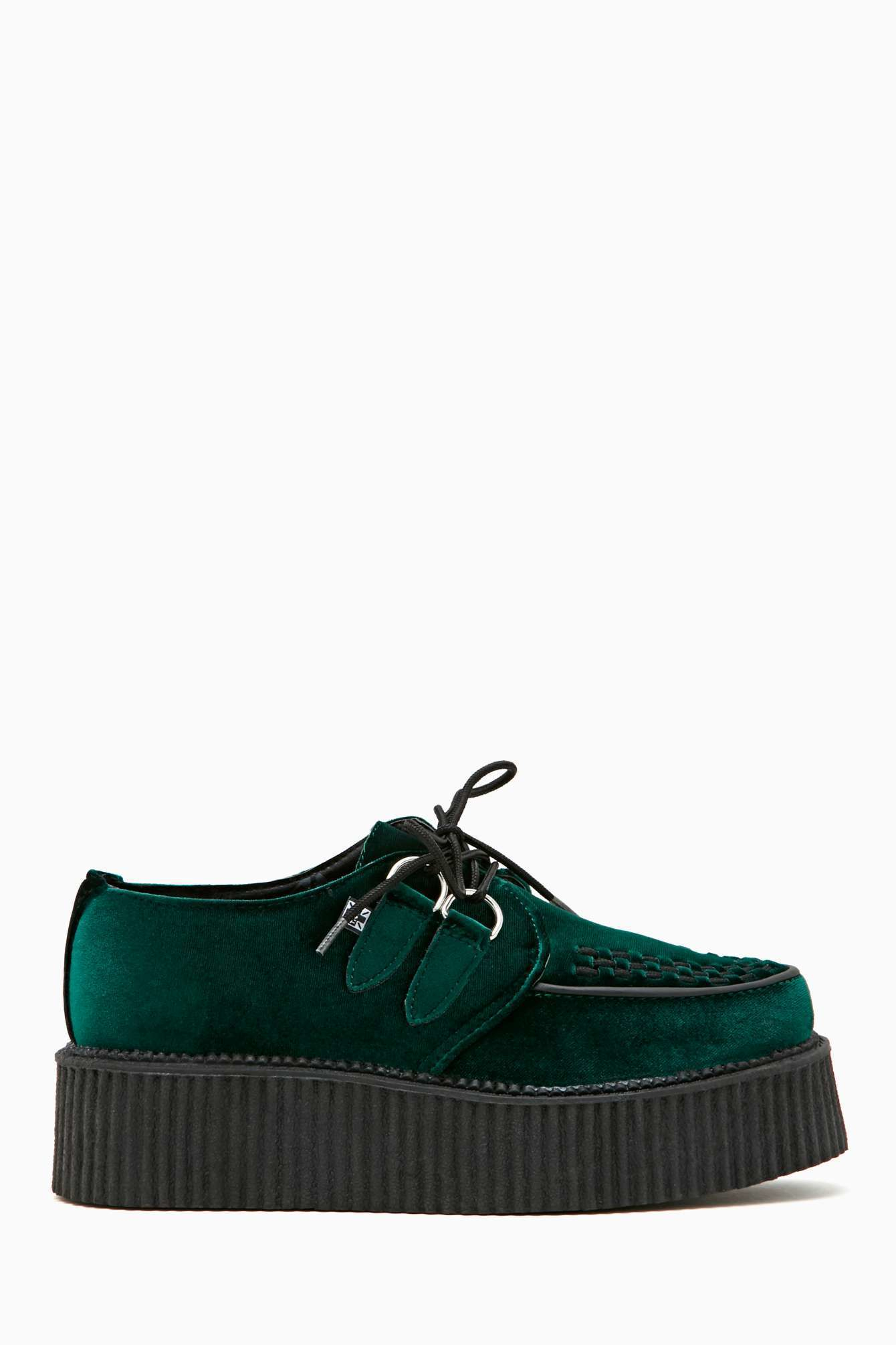 tuk green velvet creepers