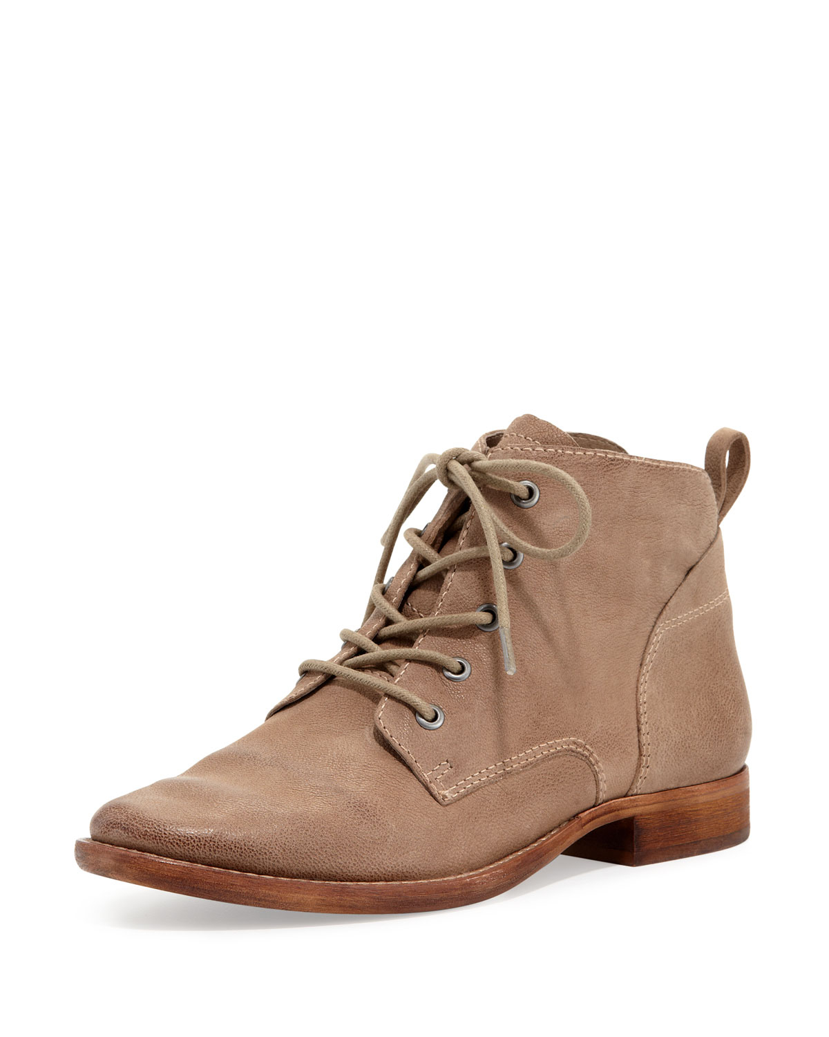 Sam edelman Mare Lace-up Bootie in Brown | Lyst