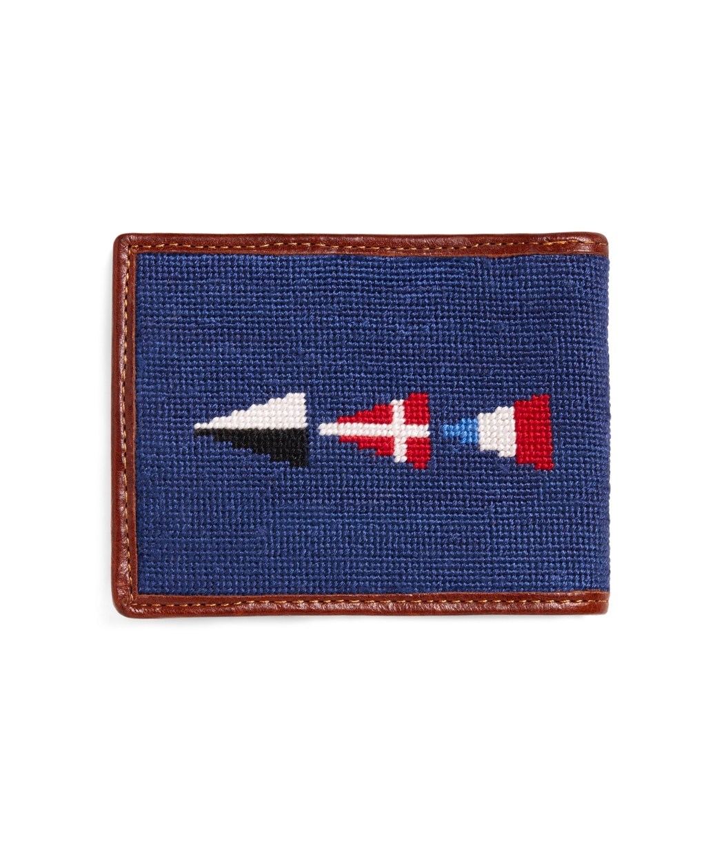 Brooks brothers Nautical Flag Needlepoint Wallet in Blue for Men Lyst