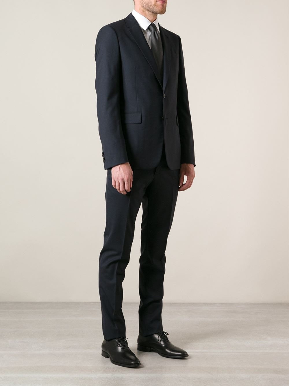 Lyst Valentino Formal Two Piece Suit in Gray for Men