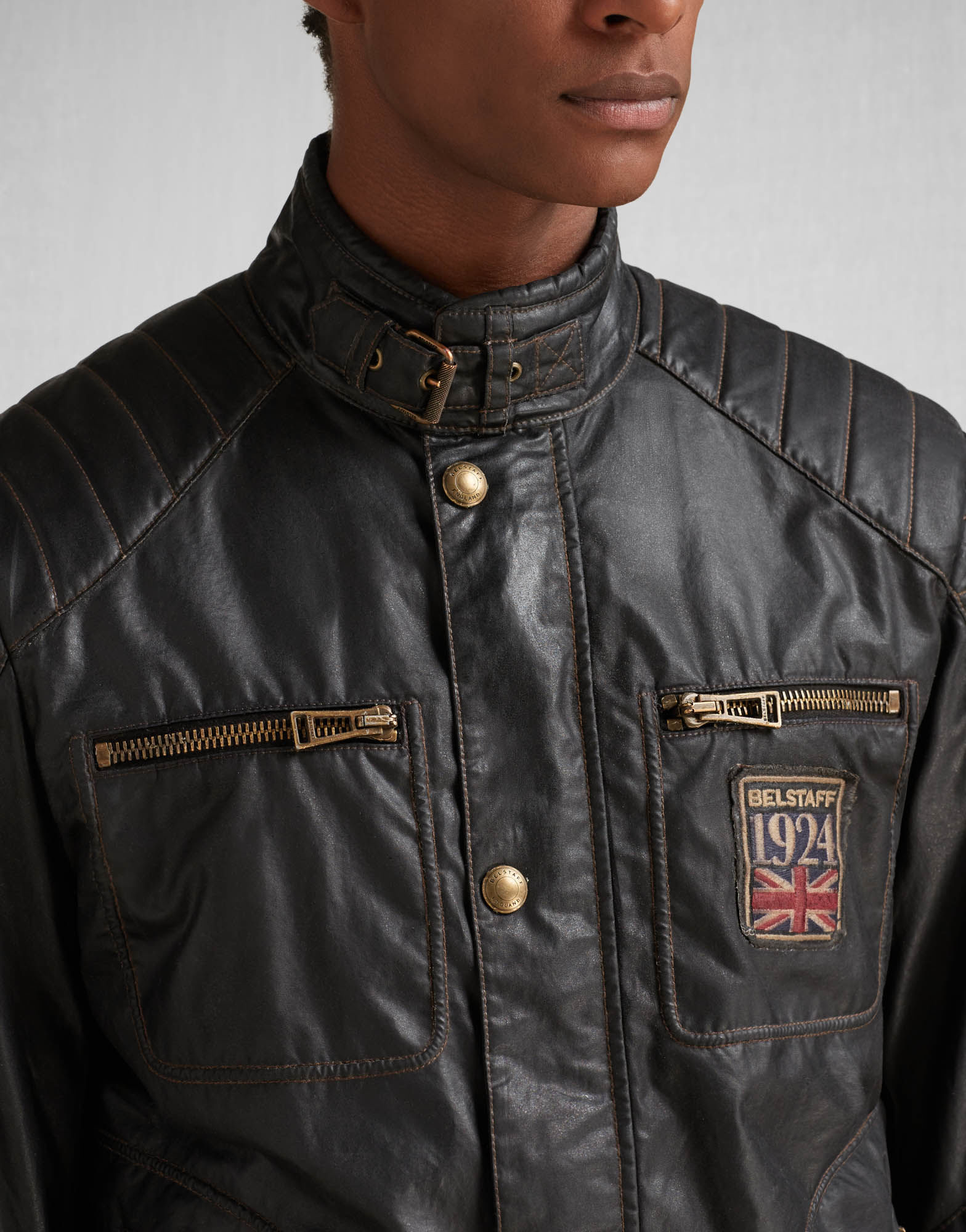 Belstaff Cotton Weybridge Fc Blouson in Black for Men - Lyst