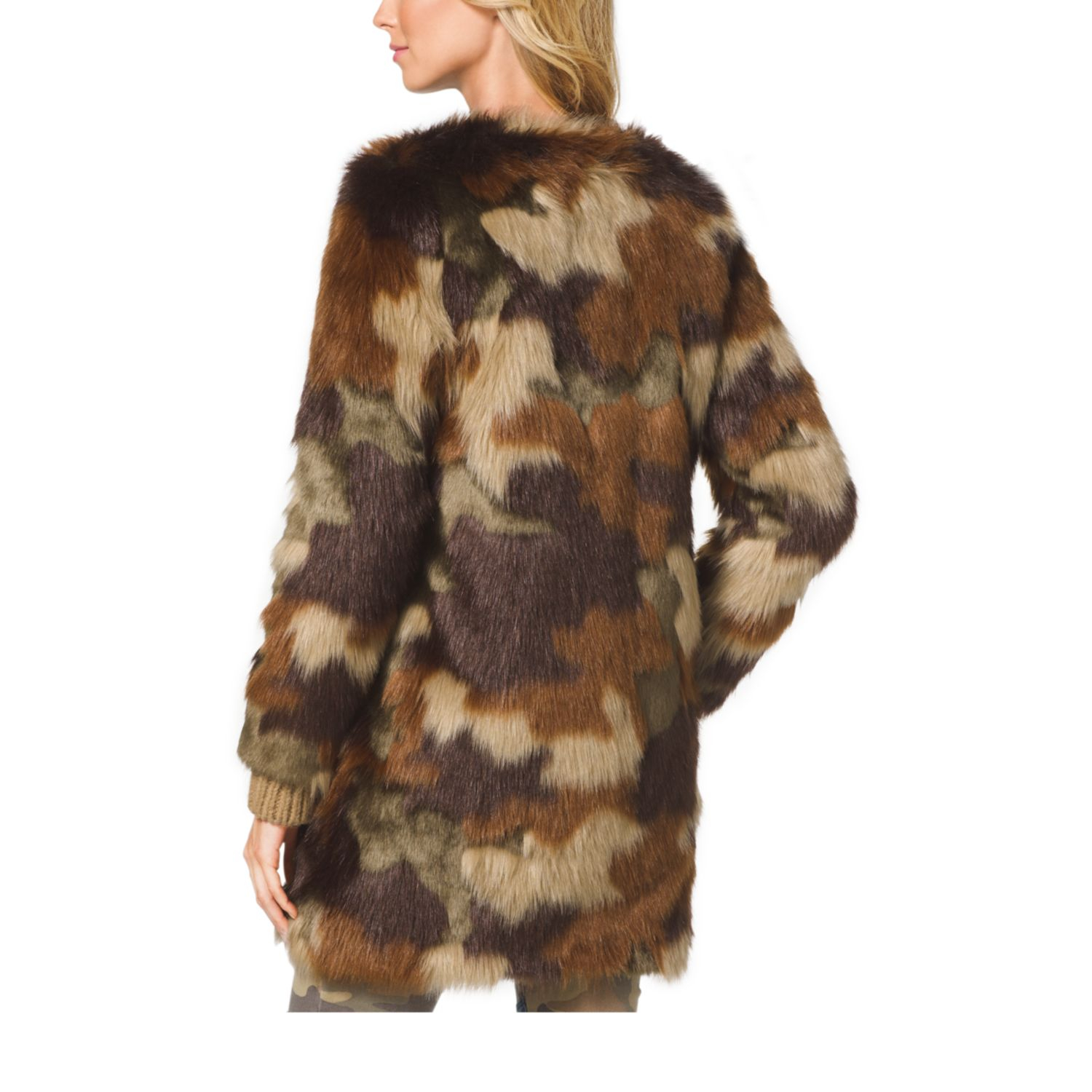 michael kors camouflage coat