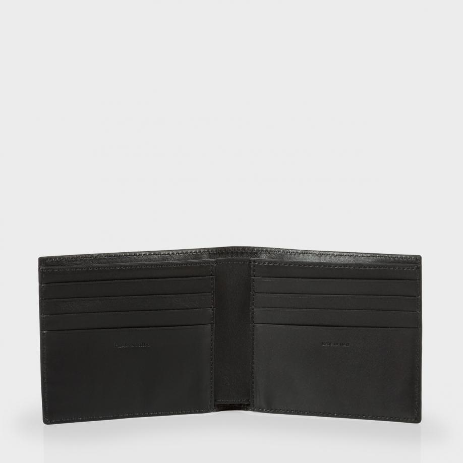 Paul smith Men&#39;s Black And Red Leather &#39;ants&#39; Print Billfold Wallet in Black for Men | Lyst