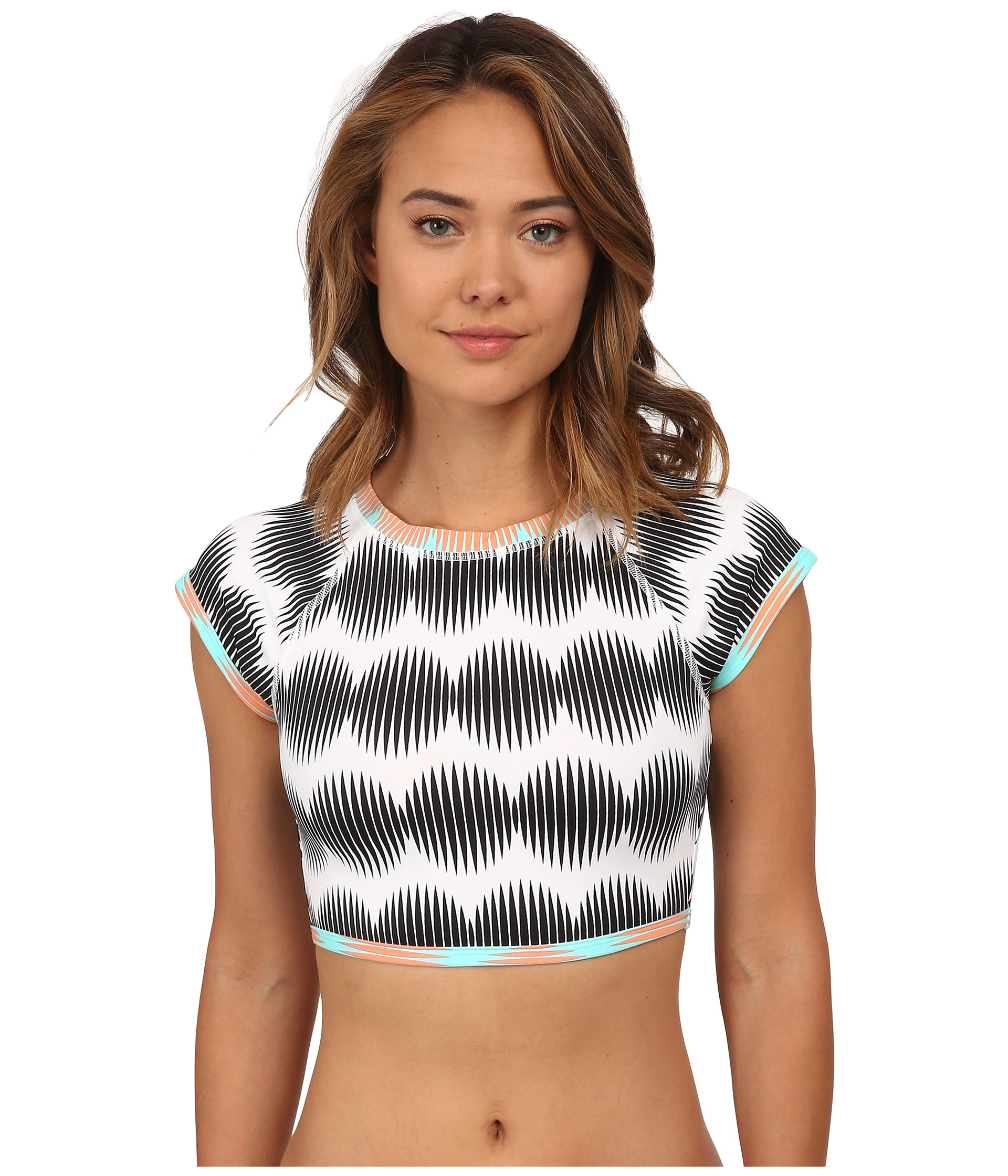 Roxy Pop Surf Short Sleeve Crop 