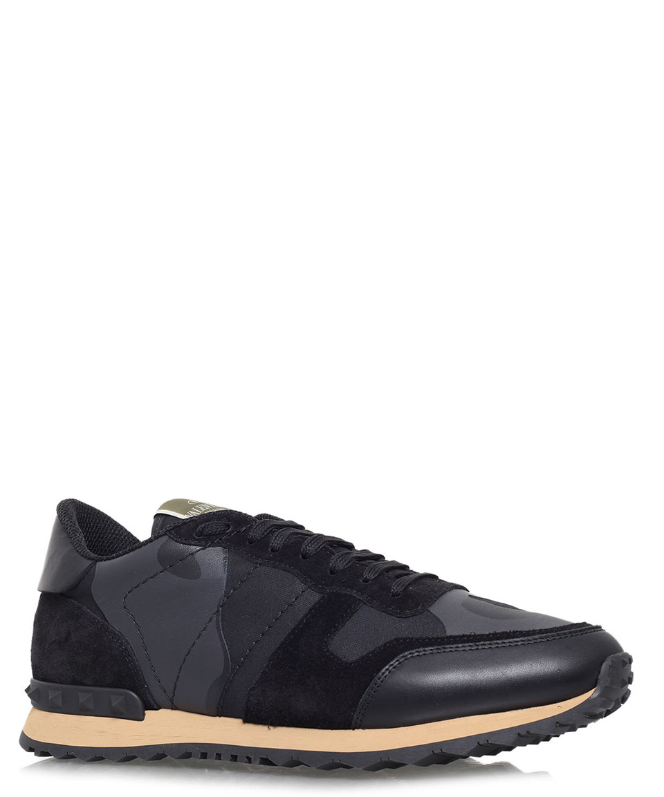 Valentino black camo trainers clearance