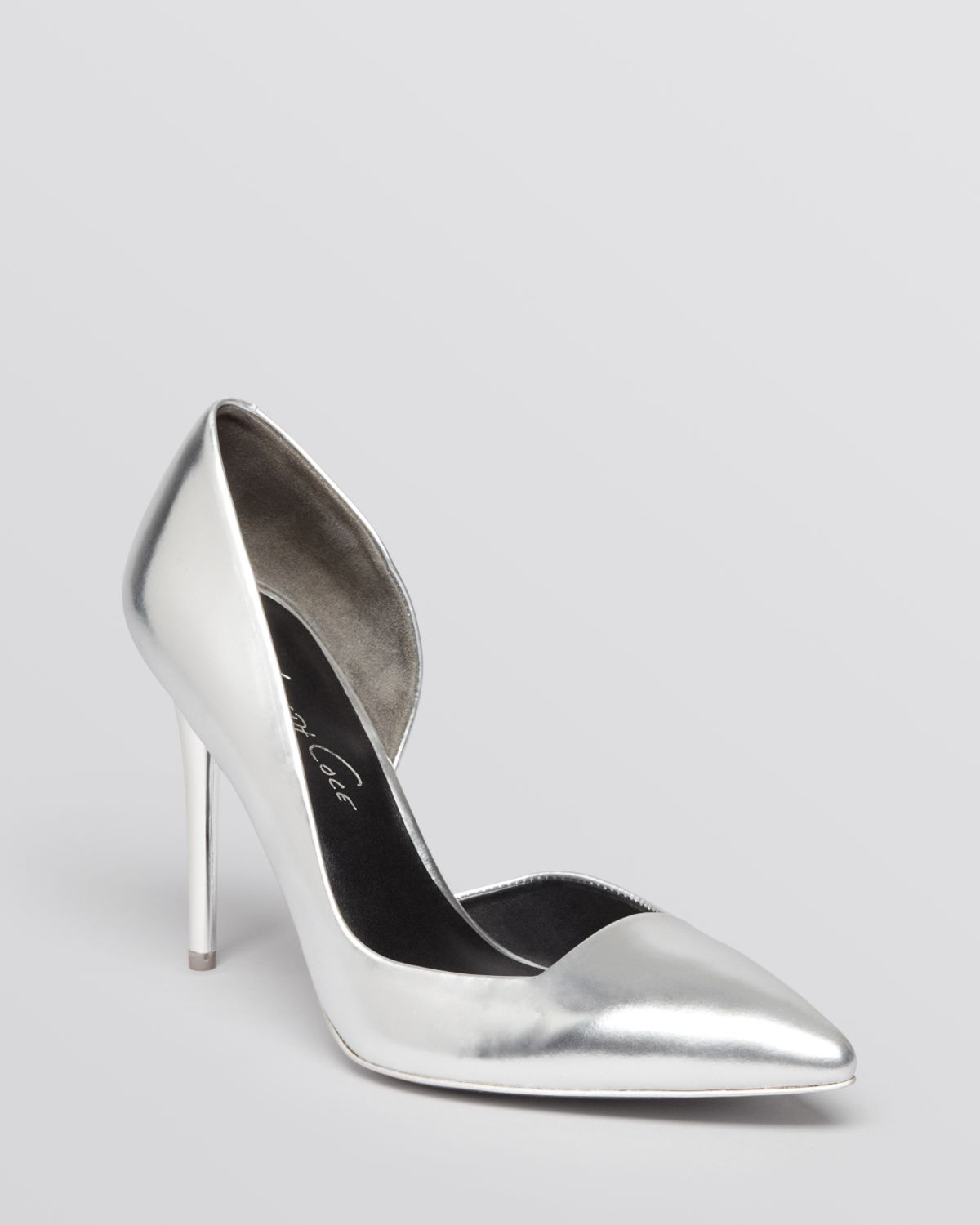 kenneth cole silver heels