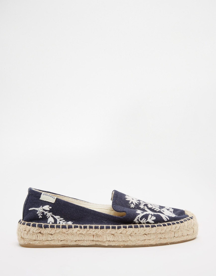 Soludos Canvas Embroidered Espadrille 