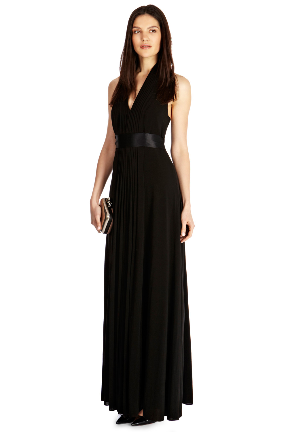 coast black maxi dress