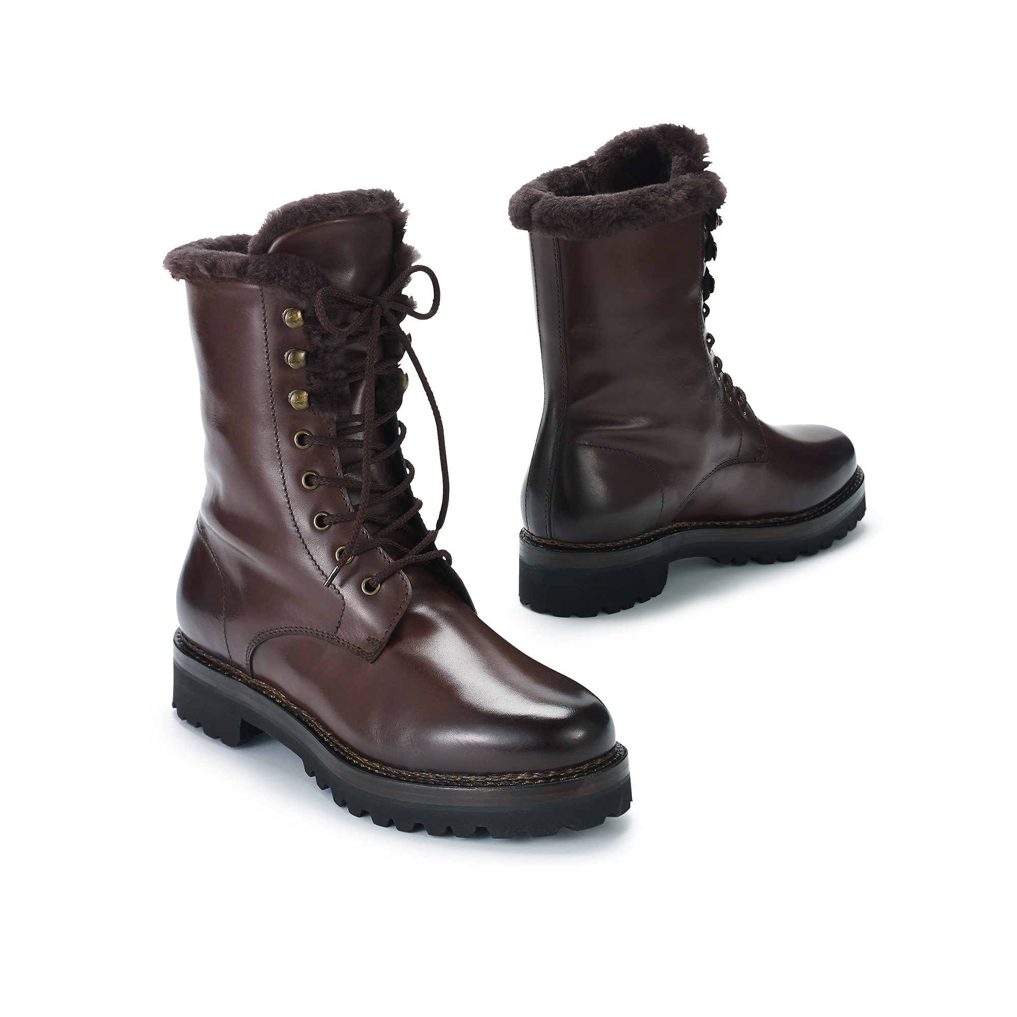 ralph lauren shearling boots