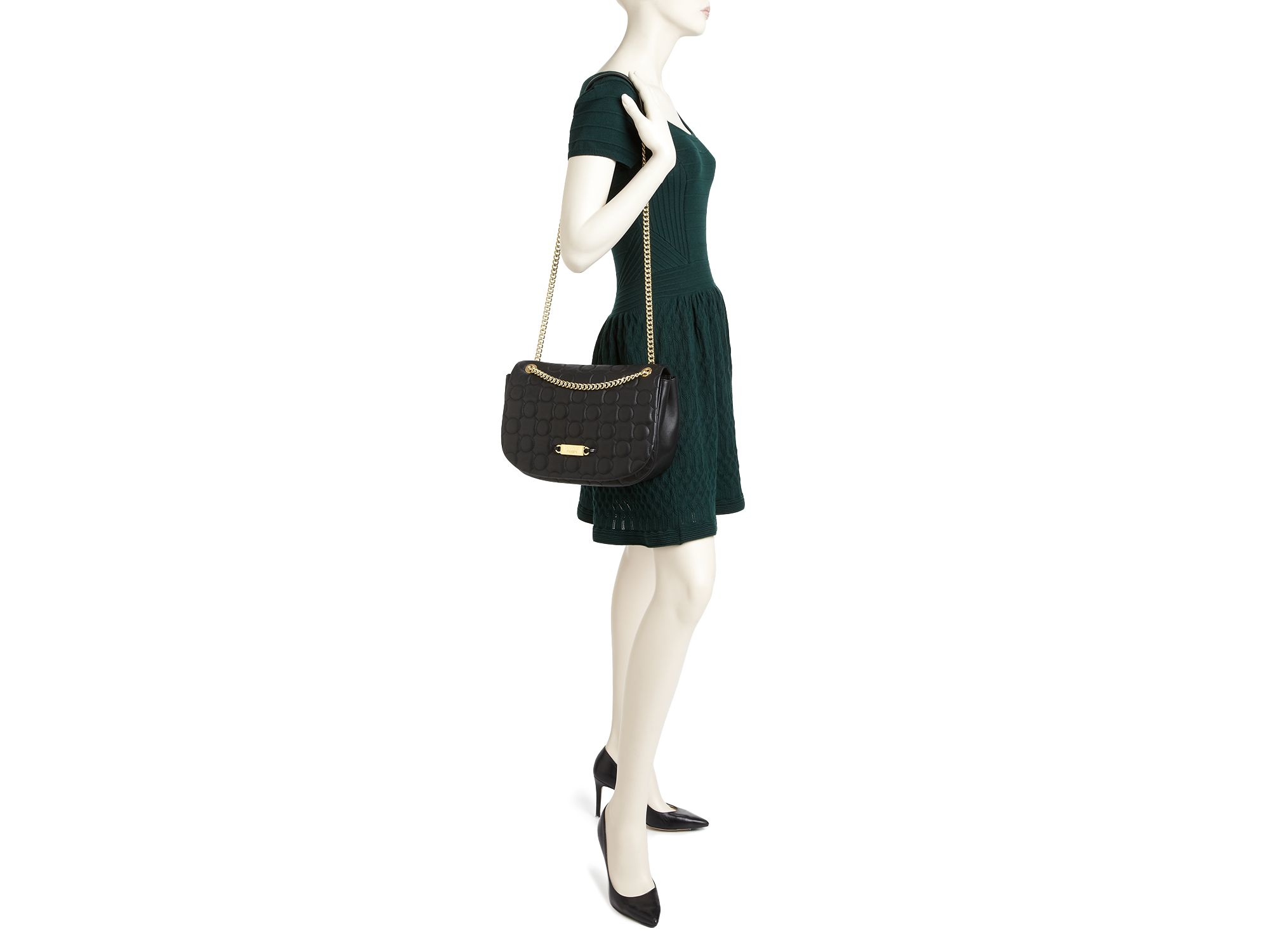 moschino gold boutique bag