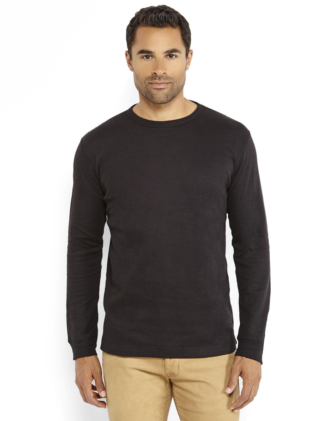 bright green long sleeve shirt