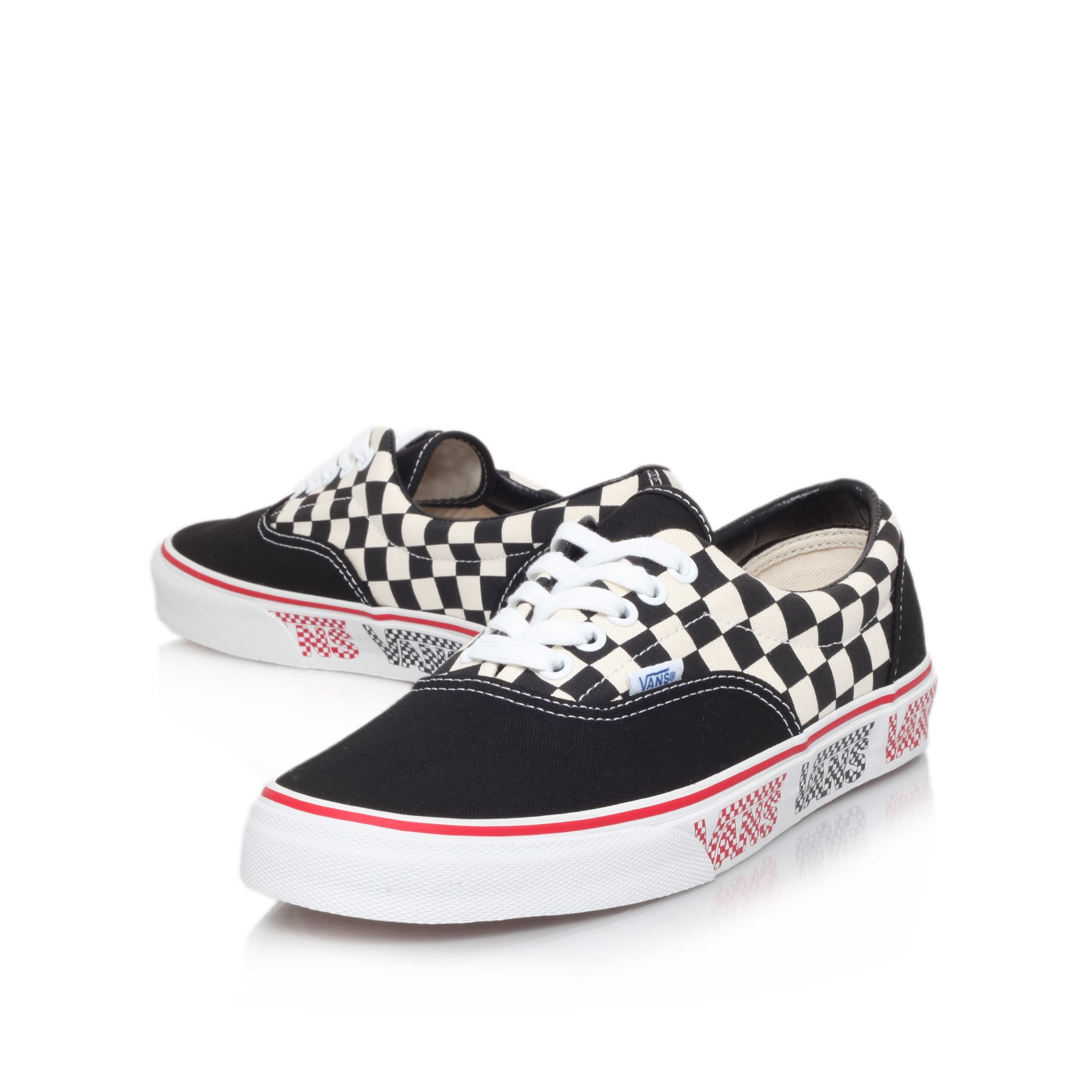 vans era checkerboard black vans era checkerboard black