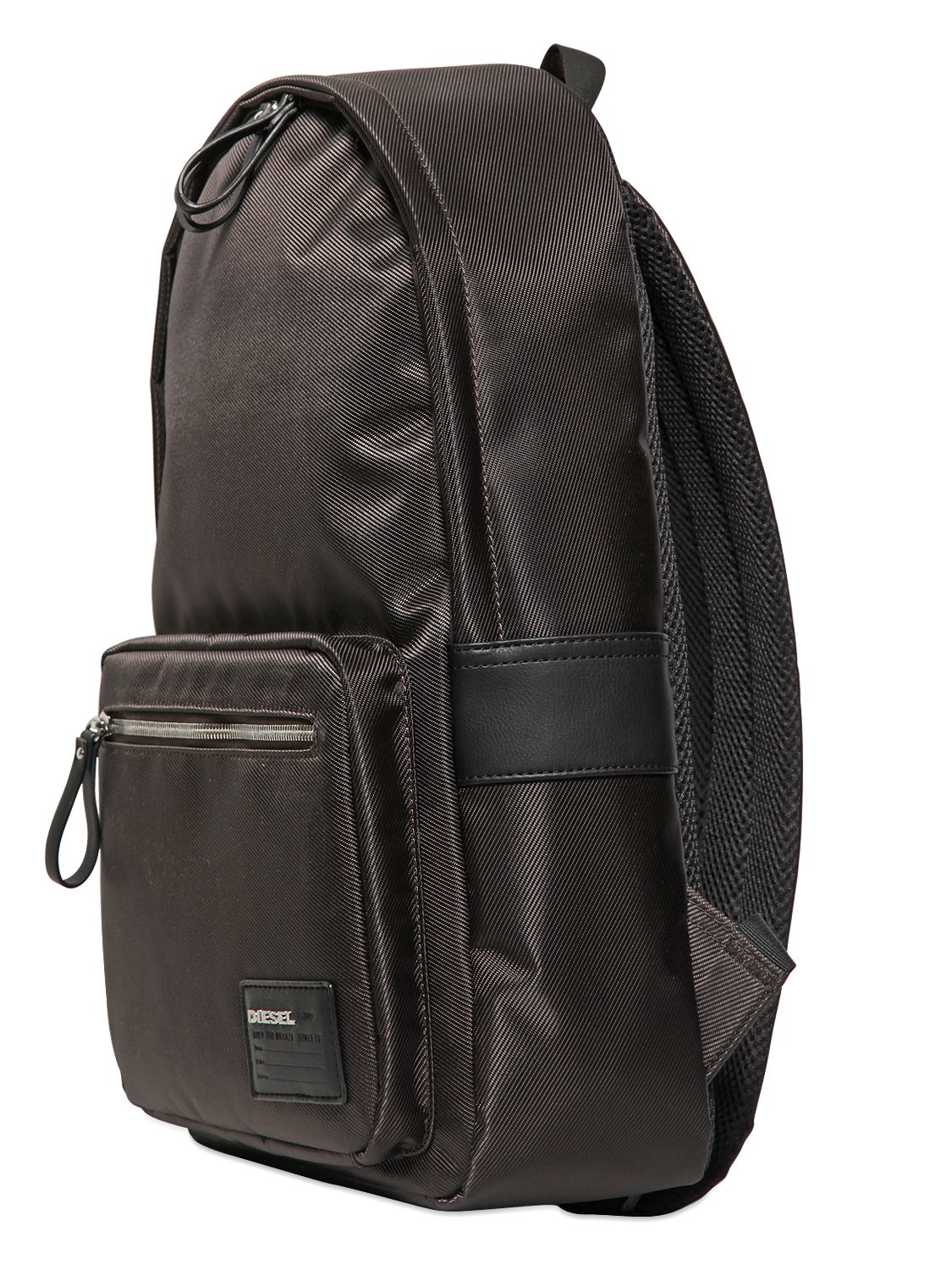 DIESEL Techno Canvas Backpack in Black for Men Lyst