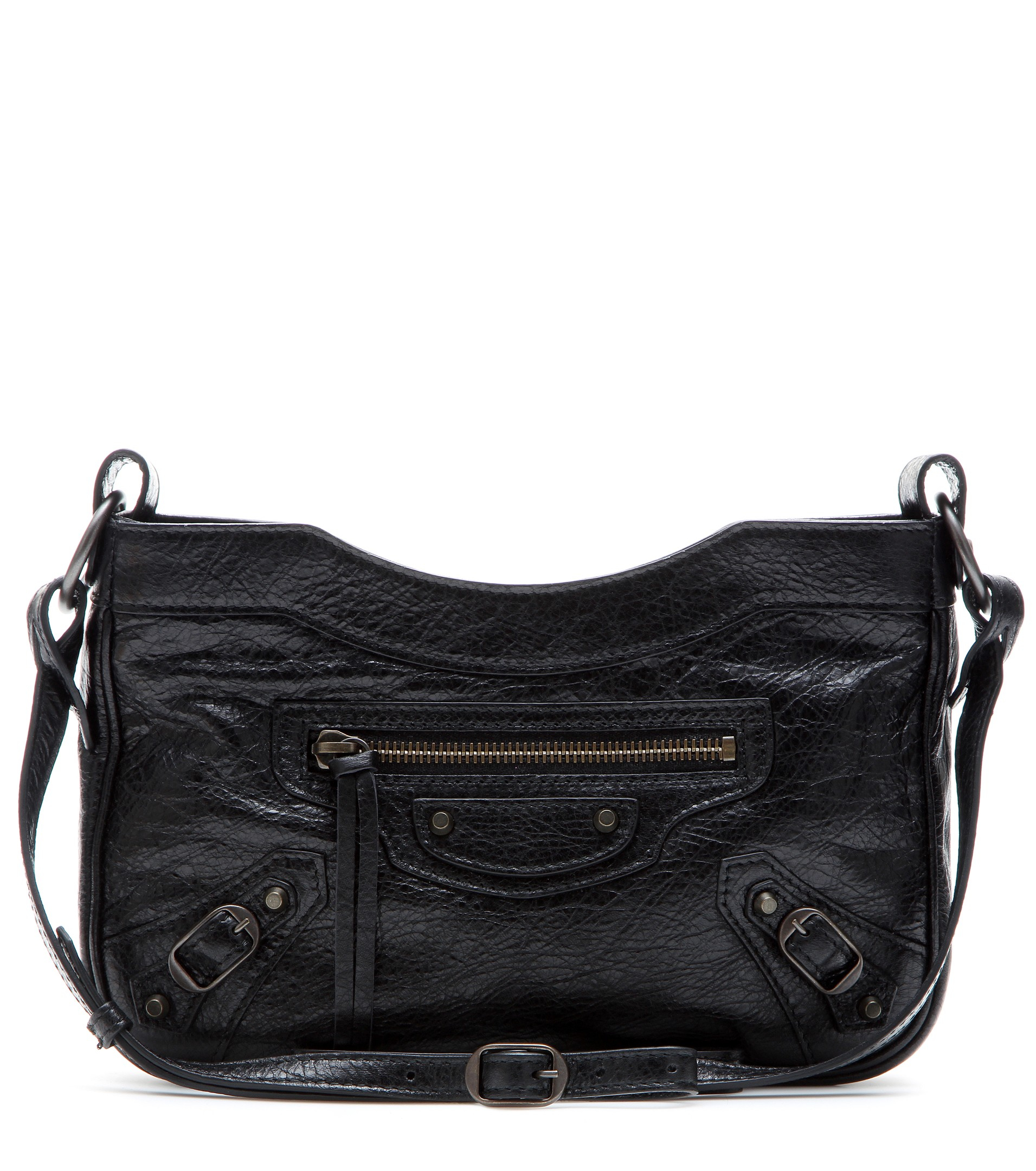 balenciaga classic hip leather shoulder bolsa