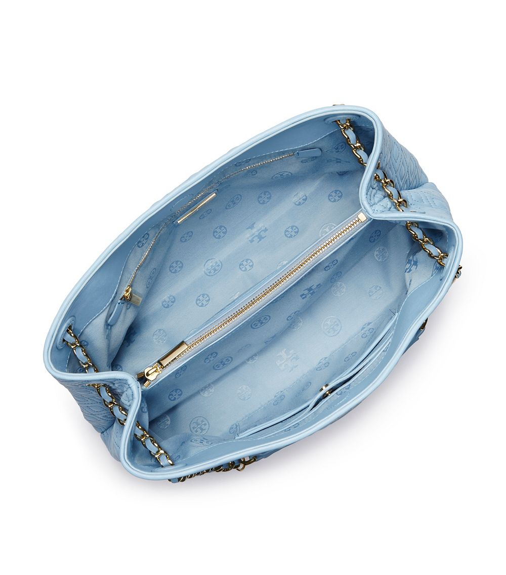 light blue tory burch bag