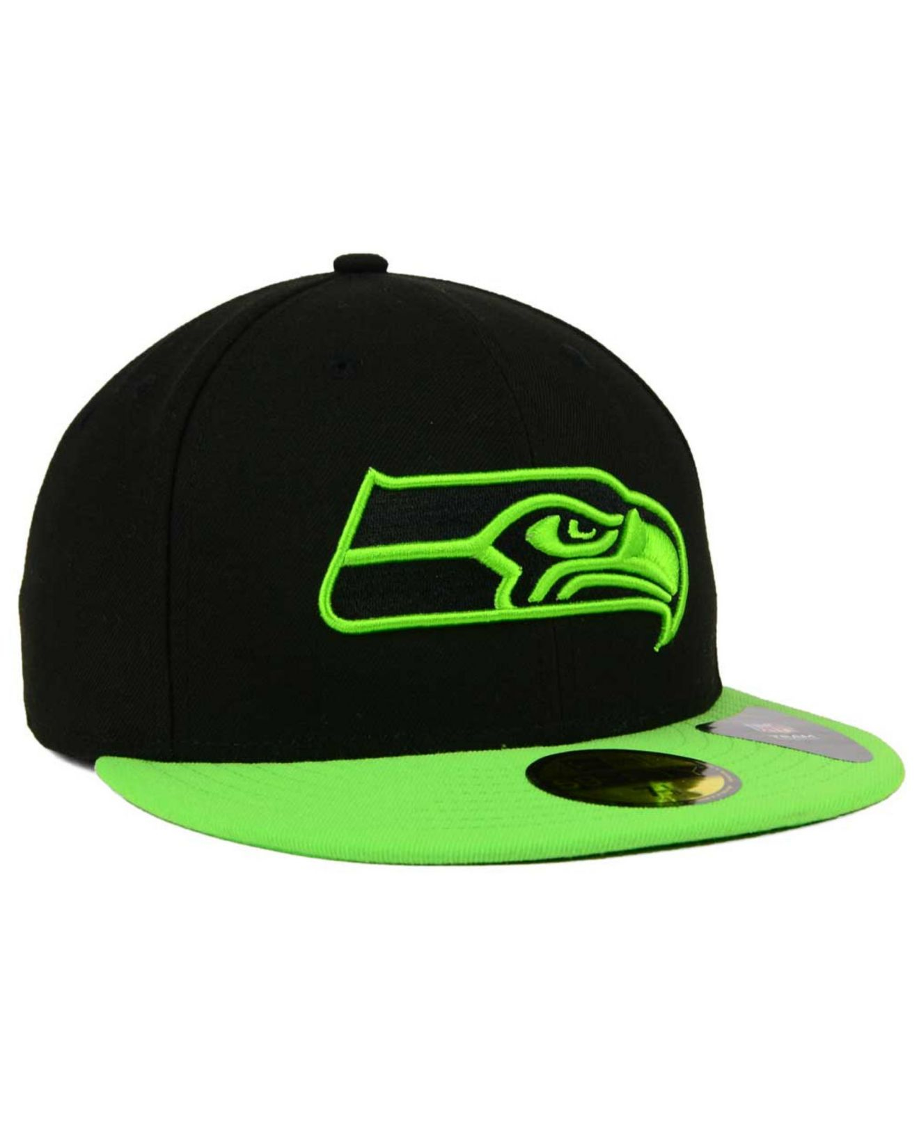 KTZ Seattle Seahawks Colors 59fifty Cap 