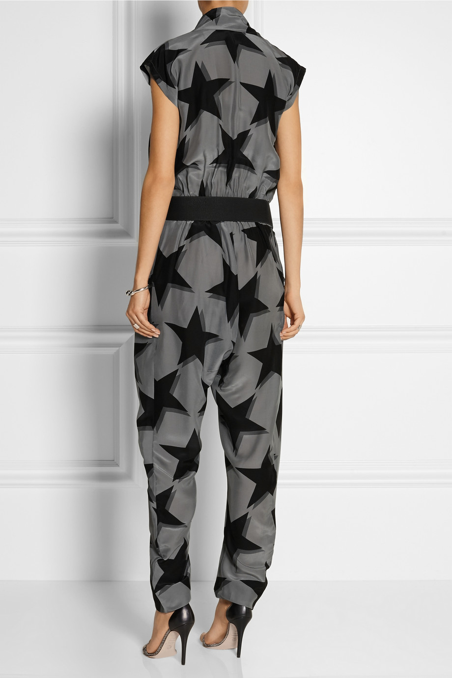 Lyst - Vivienne westwood anglomania Discovery Star-print Jumpsuit in Gray