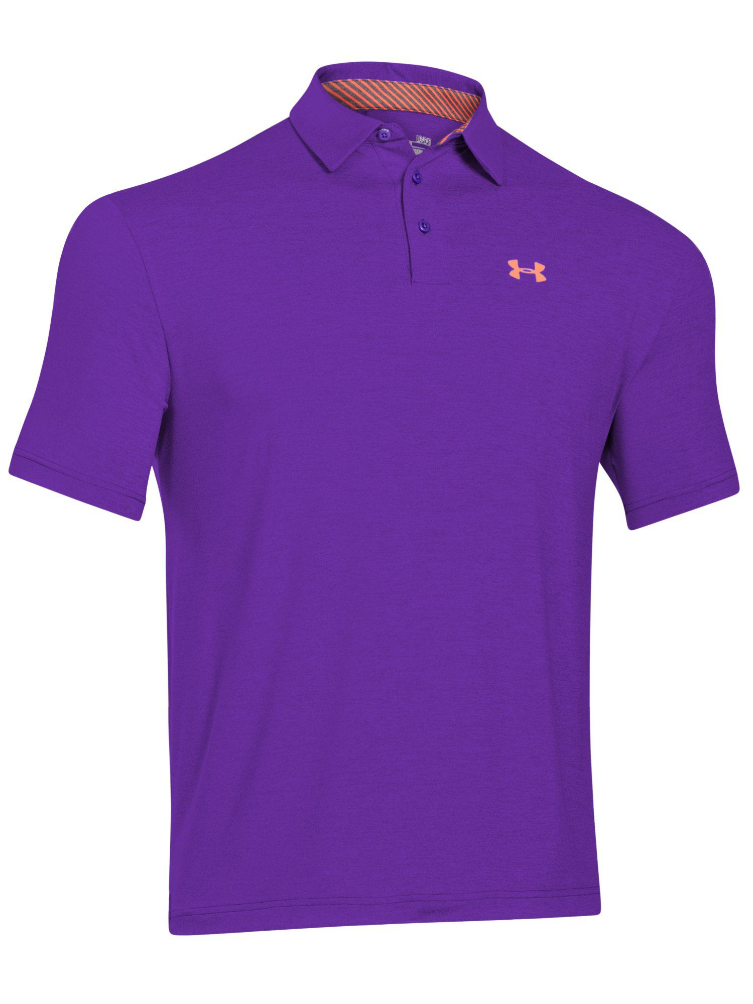 Under Armour Elevated Heather Polo in Purple for Men | Lyst