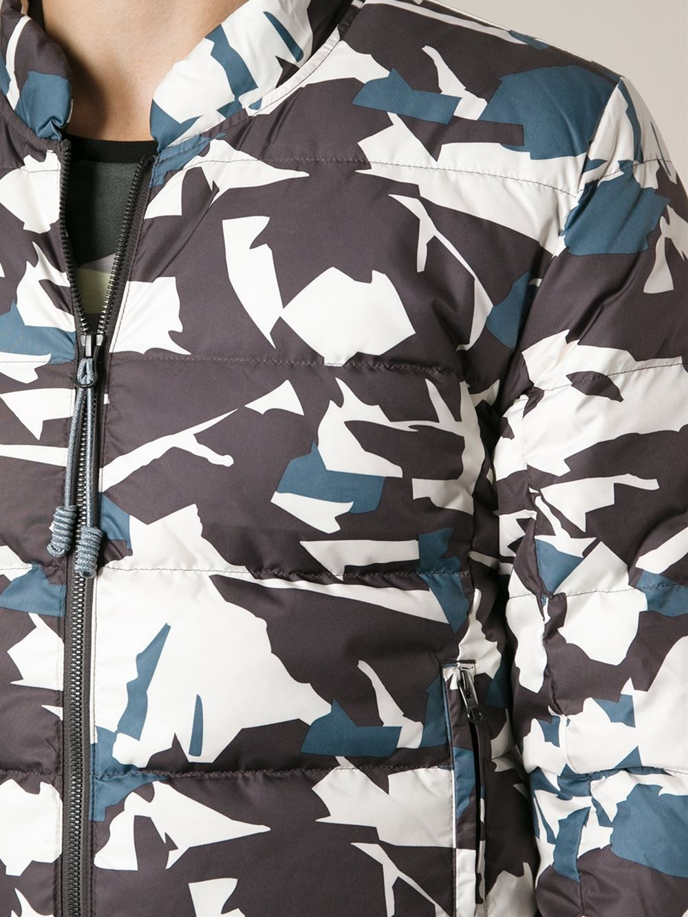 puma camo down jacket