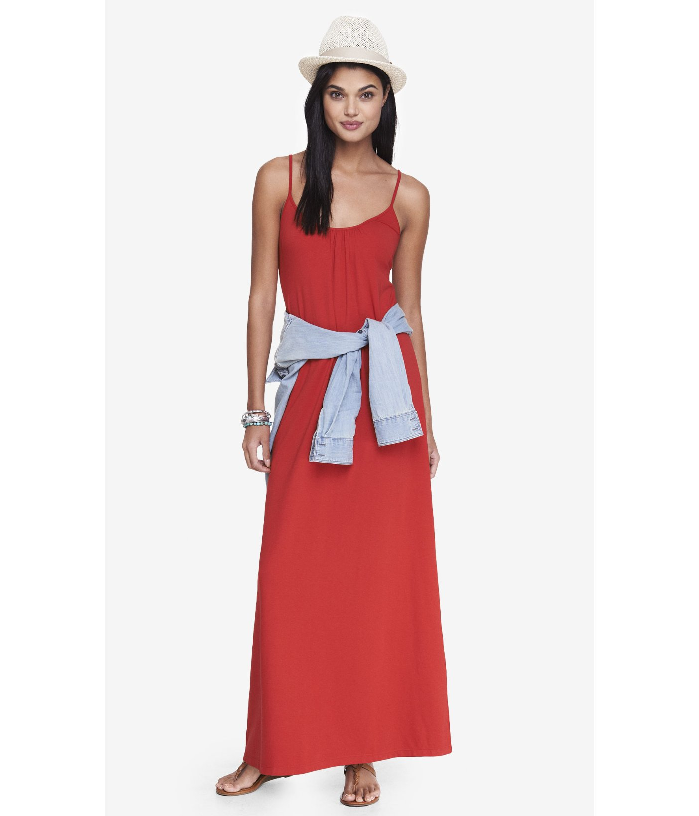 express red maxi dress
