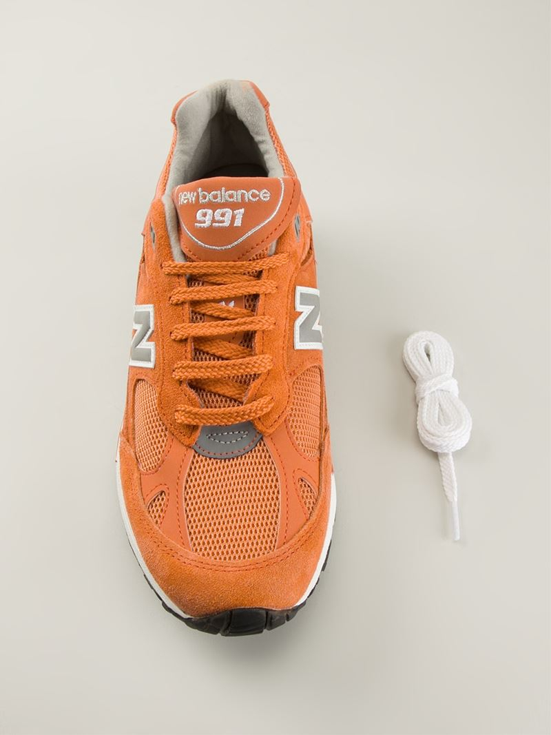 new balance 991 orange