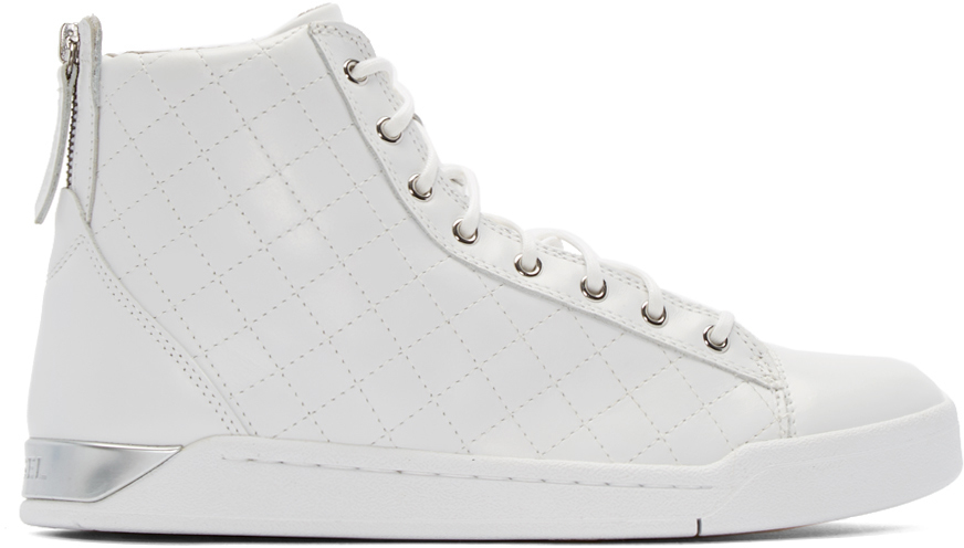 diesel white high tops